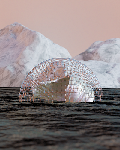 Water Dome ~ 3d 3d art 3d artist art direction blender blender 3d blender3dart design graphic photoshop