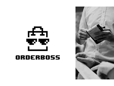 orderboss brand brand identity branding exploration figma food glasses logo logotype minimal order order management sunglasses