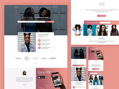 Swivel hair stylist hairstyle responsive design responsive web design responsive website responsive website design stylist stylist web web webdesign webdesigner webdesigns website website design