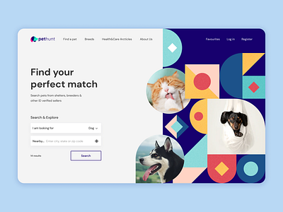 Pet Adoption Website adoption animal figma figma design pet ui ux web