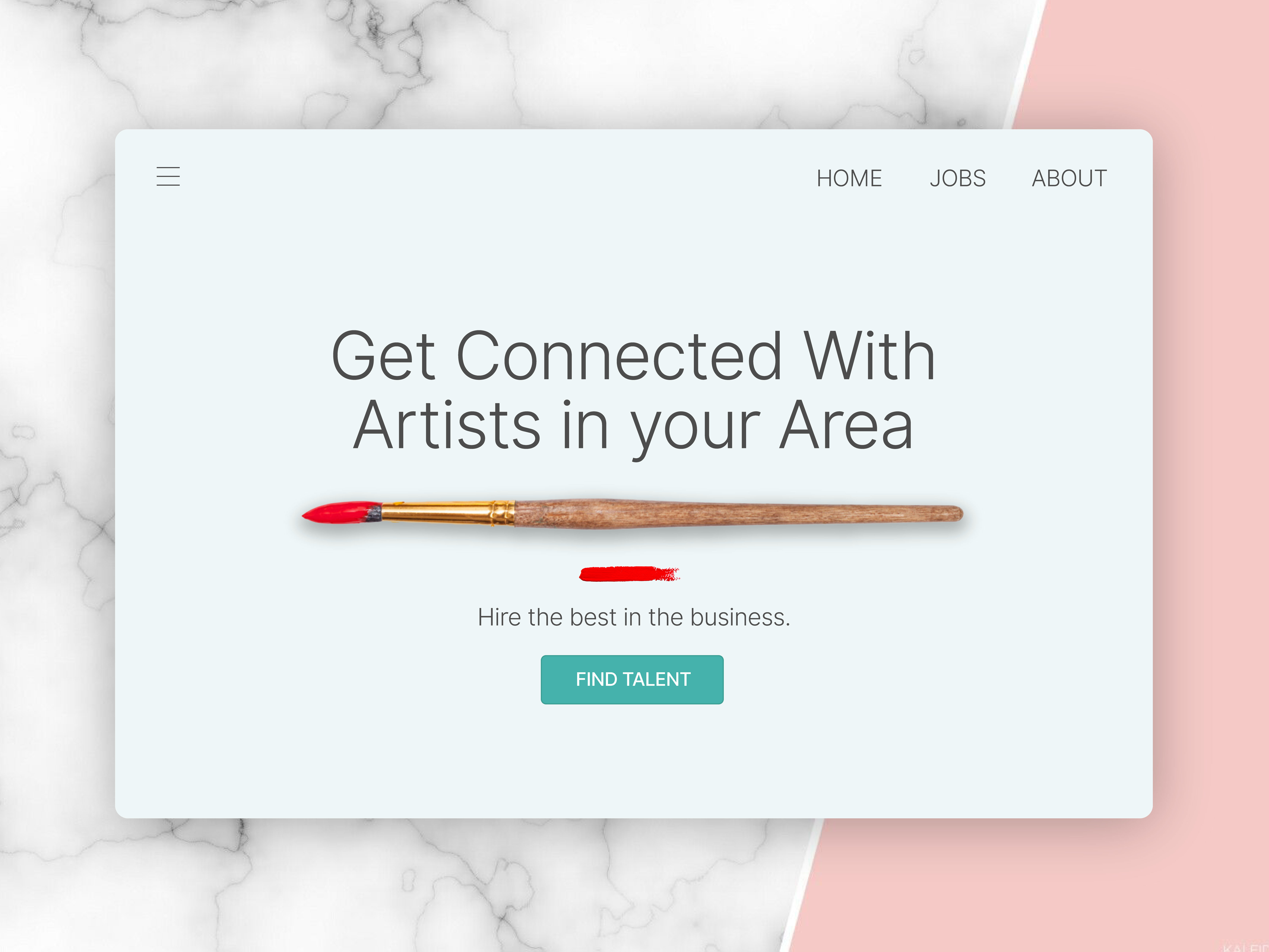 Example of Daily UI - Webpage