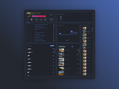 User page csgo figma interface ui user interface ux web