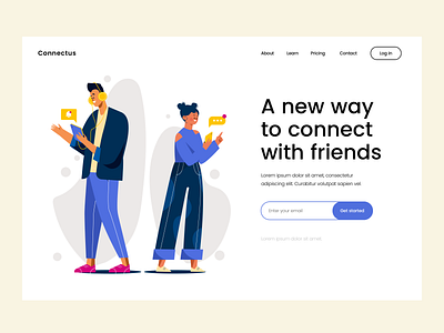 Landing Page Header