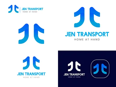 Jen Transport Logo brand brand identity branding business logo company logo design home logo j j letter logo j logo jen jen transport logo logo logo design modern logo t t letter logo t logo transport transport logo