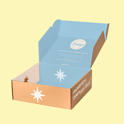 Dewey's Everyday Shipping Box - Interior bakery design food mailer mailer design packaging packaging design shipper shipper design shipping shipping box shipping design