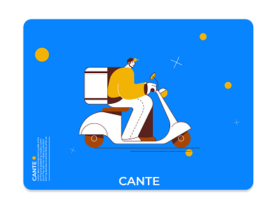 Cante-Using Free Illustration bikes branding cover delivery design graphics illustraion instagram instagram banner instagram post instagram template poster socialmedia