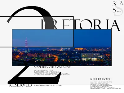 PRETORIA affinity branding design typography ui ui design web web design website website design