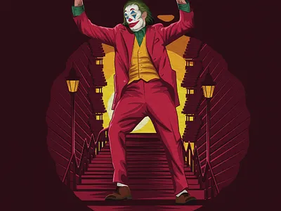 Joker - Faomus person edited character graphic graphicdesign illustrator joker scartdesign