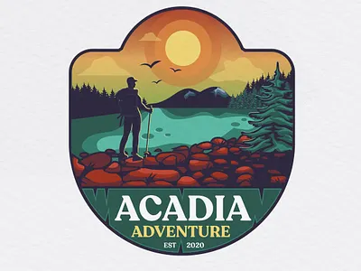 Acadia logo design acadia logo logodesign scartdesign