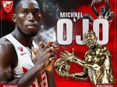 Michael Ojo poster design graphic graphicdesign ojo red star scartdesign