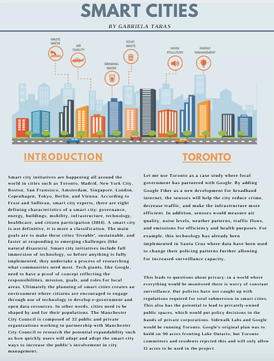 Smart City, Toronto design smart city smartcity transportation typography art ui