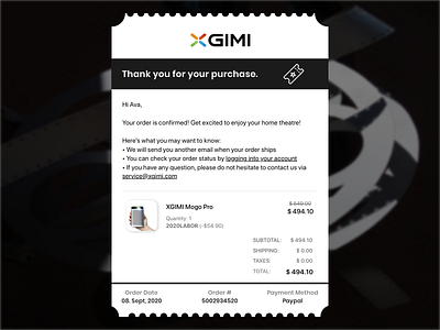 Day 17 Email Receipt dailyui design email marketing email receipt receipt sketch ui ux vector