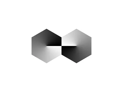 Black and White black and white black and white logo branding design geometry icon illustration logo