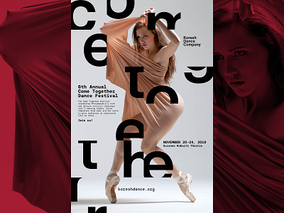 Come Together Poster dance design eleazar hernandez movement typography