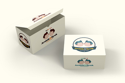 Arshik&Syuk Collectionshop botoque box brown cooper black green illustration logo malay mockup package packaging vector