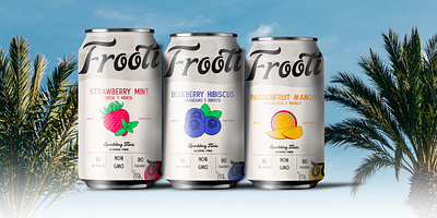 Frooti el agua co. brand concept branding graphic design logo mockup package design