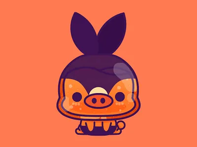 Pig cute design gaming graphic happy illustration kawaii kid minimal nintendo pastel piggy pokemon