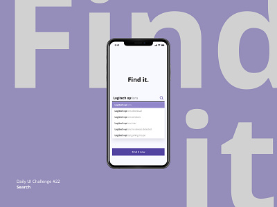 DailyUI#022 Search dailyui dailyui 022 mobile app search search bar ui