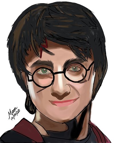 Harry Potter animation design eye ibis ibispaint illustration illustrator movie