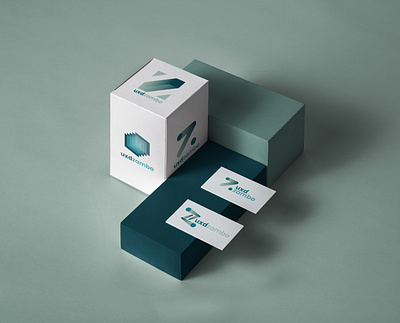 UXD Zambo Logo adobe box branding business card card design gradient green greeting card illustration illustrator layers logo minimal minimalist mockup photoshop ux vector