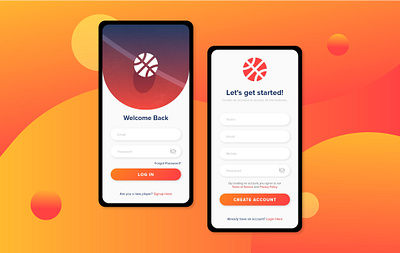 Daily UI #001 login screen mobile app mobile app design mobile design mobile ui signup screen