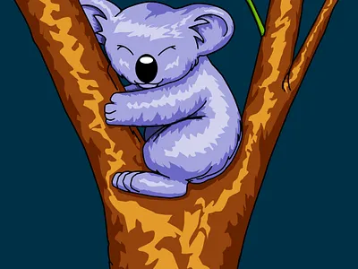 Koala Art adobe photoshop animal art cute art design drawing illustration koala koala bear