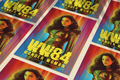 Wonder Women 84 creative graphic design illustration logo photoshop poster prince diana saikat sarkar illustration saikatsarkar16 satyajit ray wonderwoman