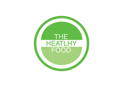 The Healthy Food - Logo Project brand identity branding branding design design logo logodesign logotype typography