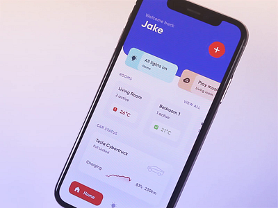 Smart Home App - animation animation app design home ios objectivity principle sketch smart smarthome ui