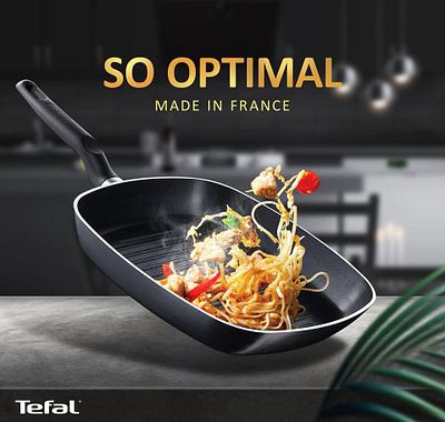 Tefal Frying Pan Poster fryingpan fryingpanposter frypanposter poster design poster designer tefal tefalposter