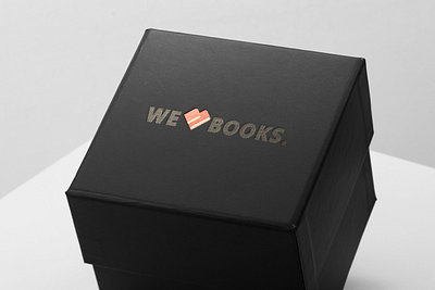 we love books book brand branding design graphic design illustration illustrator logo logotype love typography vector