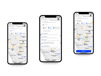 Cycle App with Map interface cycle app design maps travel uidesign uiuxdesigner