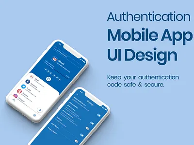 Authentication App UI app ui ux authentication app ui design authentication ui authy ui iphon x app design mobile app design mobile app ui modern ui design ui ui ux user interface design ux xd design
