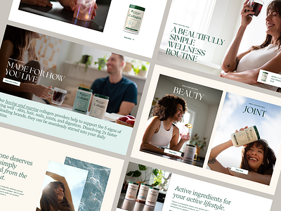 Great Lakes Wellness Style Exploration desktop ecommerce product style exploration ui ux wellness