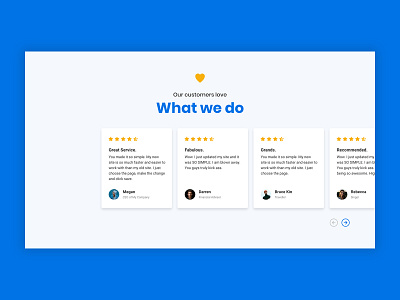 Cards for Testimonials card design cards cards ui testimonials ui design