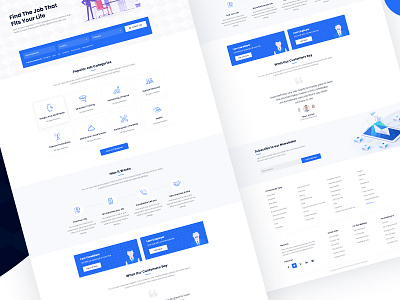 Job Recruitment... hire staff job portal ui ux design web developement website website design website designer