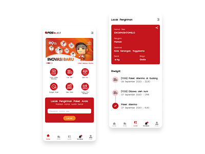 Redesign "QPOSin AJA" App app concept design flat illustration minimal redesign ui ux