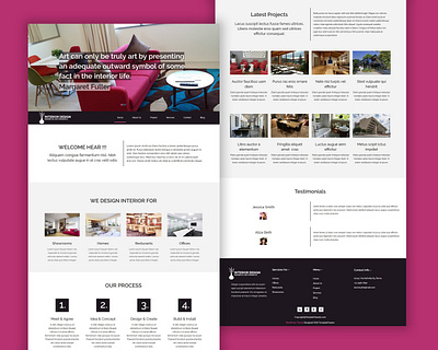 TemplateToaster Website Builder | Interior design Theme architecture branding interior interior architecture interior design web design web development wordpress wordpress theme