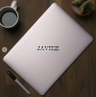 JAVIER, MY NAME IS JAVIER/SAMER BRASIL, Sticker @samerbrasil design illustration javier my name is samer brasil samerbrasil sticker