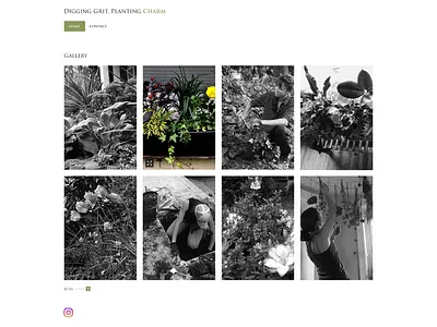 Minimalist website for a Professional Gardener! (Gallery) adobe photoshop dribbble dribbbleweeklywarmup gallery gardener gardening grayscale hover effect instagram minimal minimalistic modern design navigation responsive slider plugin ui uidesign webdesign website design white ui