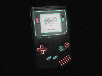 Warsaw Crawl key visual - Gameboy 1980 branding branding concept branding design colorful digital art digital artist digital artwork gameboy illustration illustrator illustrator art neon outrun photoshop photoshop art retro retro design retrowave visual identity