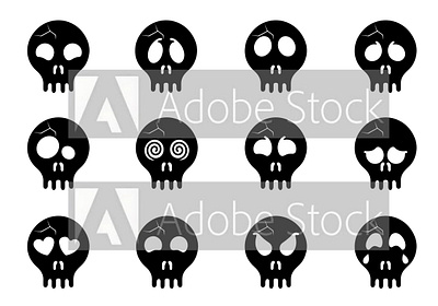 skull emoji for sale cute emoji emoticon facial expressions funny ghost illustation logotype skeliton skull skull and crossbones skulls trending typography vector