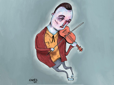 Viyyy art character clean concept drawing illustration ink music