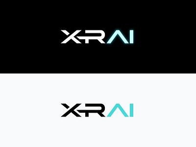 X-RAI — Logo ai branding clean design logo logo design logotype minimal modern type typography x ray