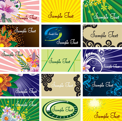 I Mean, Cards May Be Used 4 Any Many Things_ JA? best designer best shot bizcard business card design colors palette design dribbbleweeklywarmup illustration