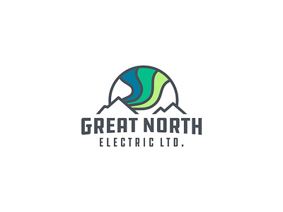 Great North Electric - Practice Logo branding design graphic design icon logo logo design logo designer minimal typography vector