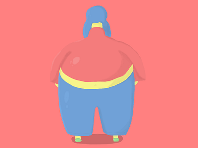 Chubby and Nice character chubby cute cute illustration flat design flat illustration illustration