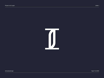 A-Z Logos: Letter I brand design branding letter i letter i logo lettermark logo logo design logodesign logomark minimalist logo monogram