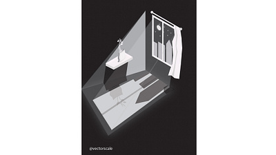 An isometric illustration animation art blackandwhite branding design fanart flat graphicdesign graphics illustration illustrations illustrator isometric art isometric design isometric illustration isometry logo minimal vector vector art