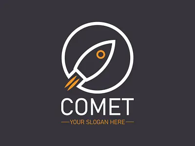 Rocket ship logo design brand identity branding design flat illustrator logo logo design logodesign minimal vector